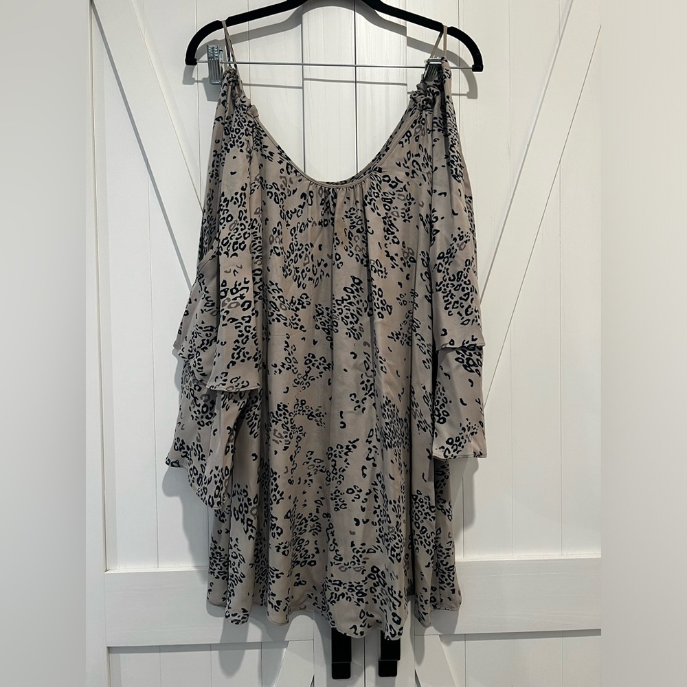 Parker open shoulder dress